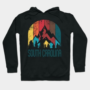 Retro South Carolina Design for Men Women and Kids Hoodie